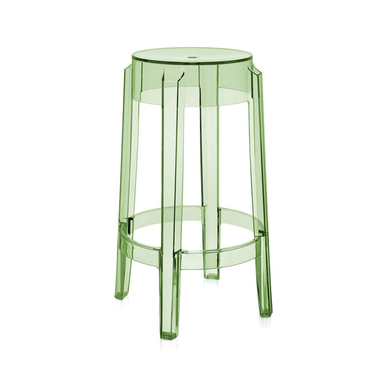 Kartell Charles Ghost Stool by Lumens - Dwell