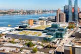 Javits Center green roof aerial view