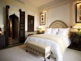 Bedroom, Lamps, Rug, Table, Ceramic Tile, Bed, and Night Stands  Bedroom Ceramic Tile Table Photos from La Mamounia