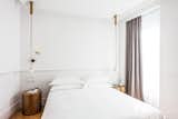 Bedroom, Medium Hardwood Floor, Pendant Lighting, Night Stands, and Bed  Photos from Senato Hotel Milano