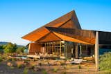 A Dramatic Floating Roof Crowns This Rammed-Earth Home in Arizona