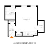 The floor plan of the apartment.