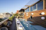 Outdoor, Rooftop, Shrubs, Wood Patio, Porch, Deck, and Small Pools, Tubs, Shower Sir Victor's rooftop pool.  Photo 22 of 24 in Barcelona’s Hottest New Hotel Draws Inspiration From a Rebellious Female Author