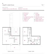 Joseph and Louise Marlow Lloyd M. Joshel House floor plans