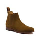 G.H. Bass & Co. Monogram Suede Chelsea Boot