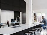 HDG Architecture Kundig Hissong House black and white kitchen