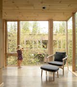 Englishman Bay Retreat by Whitten Architects reading nook