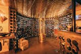A look inside the custom, temperature-controlled wine cellar, which is located on the lower level of the home.