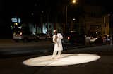 English artist Tristan Surtees and French architect Charles Blanc are art practice Sans façon, which literally translates to “without unnecessary social ceremony.” They specialize in perception-altering pieces that interrogate people’s relationship with place. Case in point is Limelight: Saturday Night, in which two streetlights are replaced with theater spotlights, inviting passersby to engage with the street in a new way. The piece has traveled to 16 cities worldwide since 2010; the above image is from Miami in 2011.  Photo 8 of 10 in RM-3 Episode Six: Light
