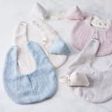 Morihata International Organic Cotton Japanese Baby Bib & Rattle Gift Set
