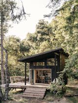 After renting in San Francisco for a decade, DIY couple Molly Fiffer and Jeff Waldman bought 10 acres in California’s Santa Cruz Mountains. The pair and their friends built a cabin compound complete with sheds, tree decks, a pavilion, a wood-fired hot tub, an outhouse, and an outdoor shower. The cabin is made from locally sourced, rough-sawn redwood, which the couple stained with nontoxic Eco Wood Treatment to give the panels an aged appearance and a dark patina.&nbsp;&nbsp;