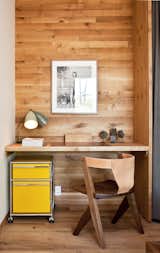 A built-in desk area offers a quiet nook to read, write, and work.