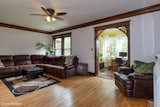 Spread across 1,800 square feet, the three-bedroom, two-bathroom home features historic features from the early 20th-century, including original woodwork and a fireplace.