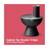 Pieces from the Charred Vases Series by Gabriel Tan Studio/Origin.