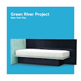 A Brass and Lacquered Wood Daybed by Green River Project.