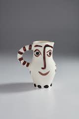 Pablo Picasso’s Qautre Visages vase bears a&nbsp;two-tone finish and a hand-painted aesthetic.