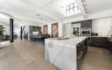 Lea Michele’s Brentwood home open kitchen and dining