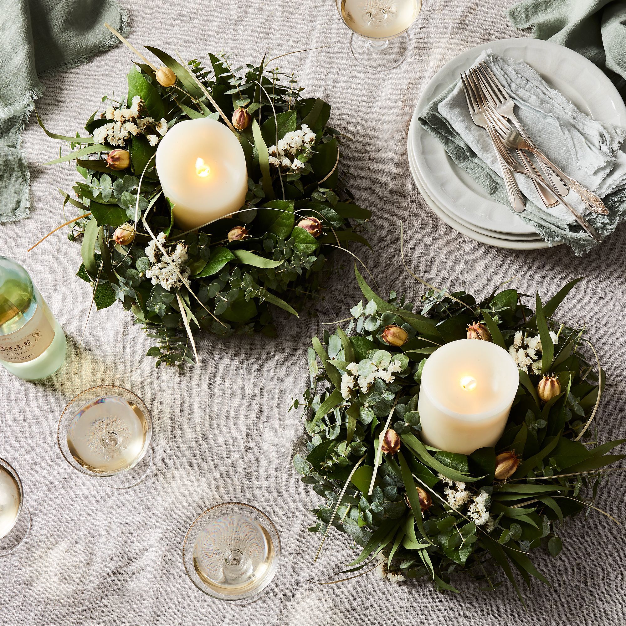 Creekside Farms Fragrant Pod Centerpiece Table Wreaths