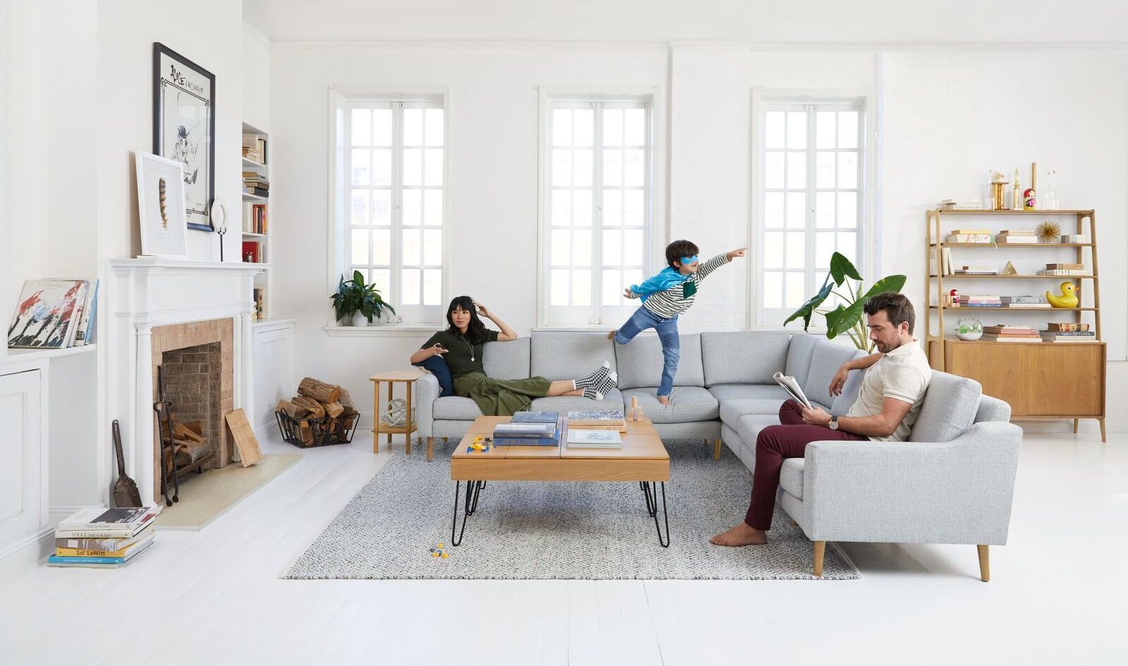 Burrow serif shop coffee table