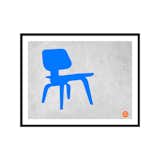 Eames Blue Chair by NaxArt Studio Art Print