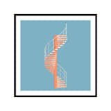 Helical Stairs by Peter Cassidy Art Print