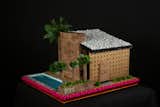Ted Scutti and Adam Starkey built a 1:12 scale midcentury modern that features  Photo 1 of 15 in 14 Architectural Gingerbread Houses That Are Definitely Not Cookie Cutter