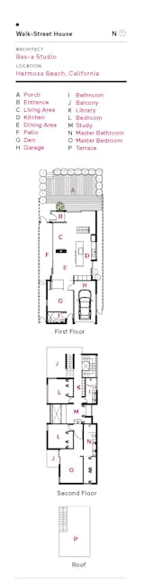 Walk Street House floor plan