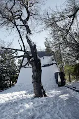 Designed to minimize its impact on the landscape, the house uses solar panels and batteries for power. There is also no Internet or cellular signal at Casa Prisma.