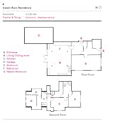 Geest-Kuin Residence floor plan  Photo 13 of 13 in A Dutch Family’s Resourceful Addition Makes Room for Three Generations