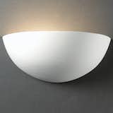 Justice Design Group Quarter Sphere Wall Sconce