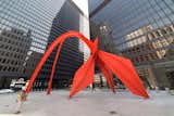 Chicago’s Federal Center Plaza is home to Alexander Calder’s Flamingo sculpture and the Kluczynski Federal Building, designed by Ludwig Mies van der Rohe.