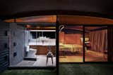 Miles C. Bates "Wave" House bathroom and bedroom