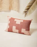 MINNA Puzzle Lumbar Pillow Terracotta
