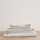 Cultiver Pinstripe Linen Sheet Set With Pillowcases