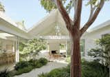 In Sunnyvale, California, architect Ryan Leidner remodeled this 2,000-square-foot 1962 Eichler originally designed by A. Quincy Jones. Taking center stage is the lush atrium with landscaping by Stephens Design Studio. The space features a crape myrtle tree dating back to the original construction and a duo of Japanese maples that are visible through floor-to-ceiling windows and sliders by Fleetwood.