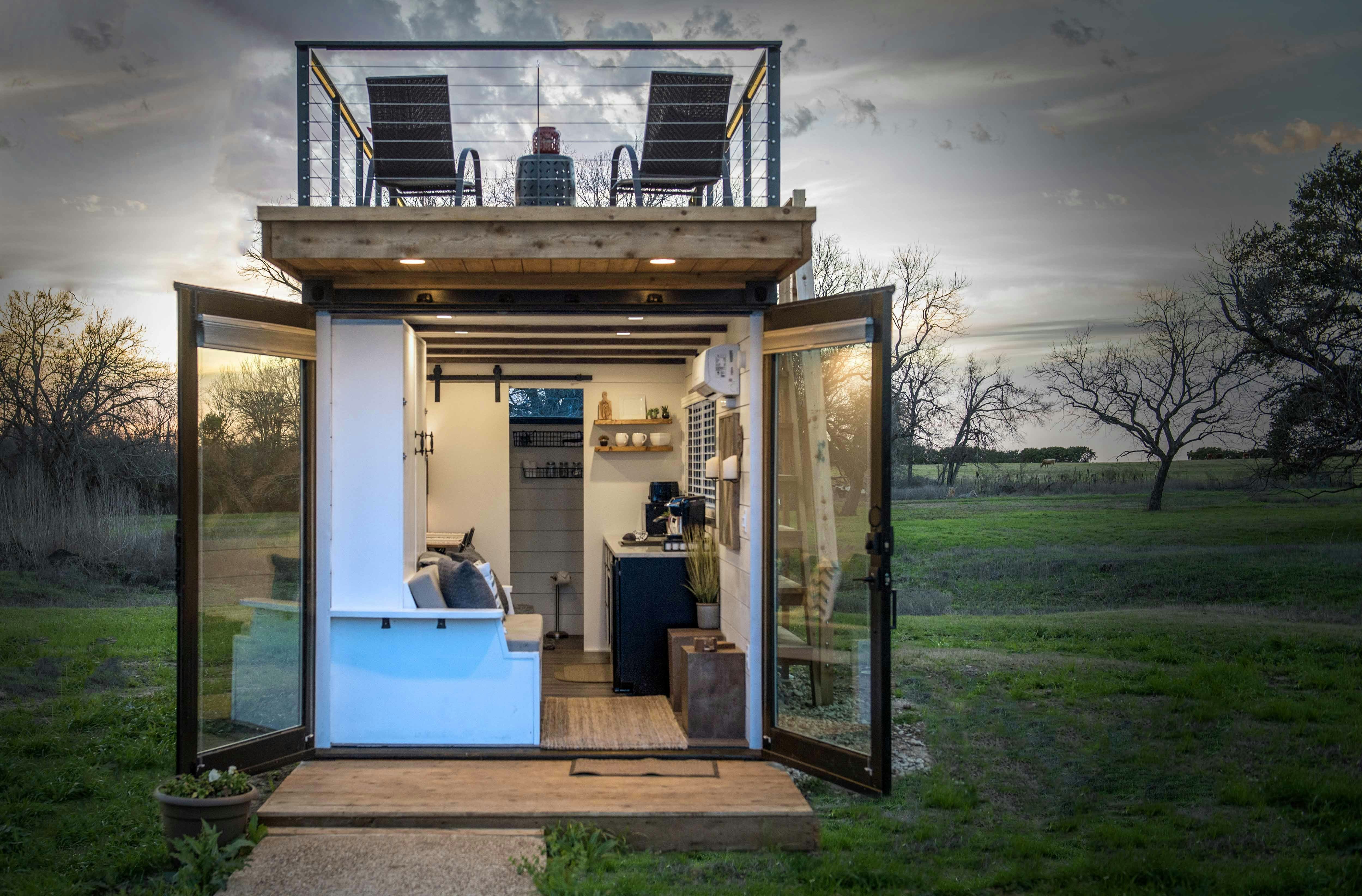 This Texas Company is Turning Shipping Containers into Double-Decker Tiny  Homes - Dwell