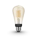 With its coiled filament and elongated globe, this bulb from Philips might have a vintage look, but it allows the user to control lighting with Bluetooth and voice commands.