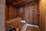 The master suite also features a custom-designed sauna.