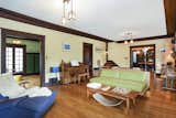 The large area opens up to a study area on one side and a dining room at the opposite end.