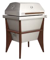 Fire can be built on any of three levels inside this American-made grill from Kalamazoo, depending on the type of heat you need. The deep shape makes it ideal for cooking with an offset fire or cultivating an even heat for smoking.&nbsp;