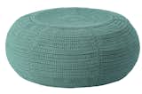 Designed by Maria Vinka, this pouf is perfect for an informal outdoor space. The woven fabric cover dries quickly, resists fading, and is machine washable.&nbsp;