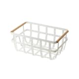 Yamazaki Home Tosca Storage Basket - Steel + Wood