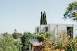 Cover designed this 414-square-foot prefab office/guesthouse specifically for the Hollywood site.