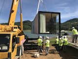 Each prefab is sent to its location completely ready and finished, and units can be assembled in just two days. All of the furniture and equipment are also included.
