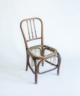 Rafael Marquina, Nani Marquina’s father and the rescuer of this Thonet chair, was an accomplished Catalan architect and designer who was best known for his nondrip oil cruet. The younger Marquina keeps the chair, still unrepaired, in her Barcelona studio.