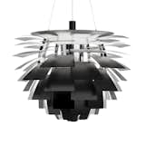 Even a classic from Louis Poulsen can go back to the drawing board. As of 2020, Poul Henningsen's artichoke has a grisaille update. Its laser-cut leaves now come in black.&nbsp;
