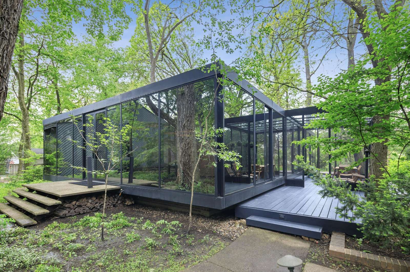 Metal And Glass House Plans