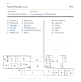 Floor plan of Kettle Moraine House by Johnsen Schmaling