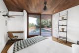 Inside, the guesthouse features wood-clad ceilings and offers a full bathroom.  Photo 22 of 24 in Asking $3.75M, This Bohemian Hillside Home in L.A. Comes Complete With a Potter’s Studio