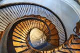 Another look at the spiral staircase.  Photo 10 of 15 in Listed for $2.65M, This Bavarian-Style “Snow Haus” Near Lake Tahoe Is the Perfect Alpine Escape